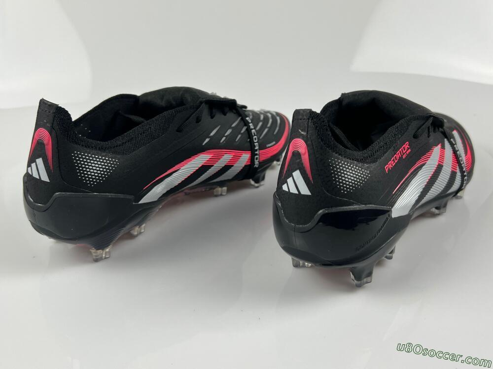 Adidas Predator Elite Foldover Tongue FG Firm Ground Soccer Cleats - Black/White/Red