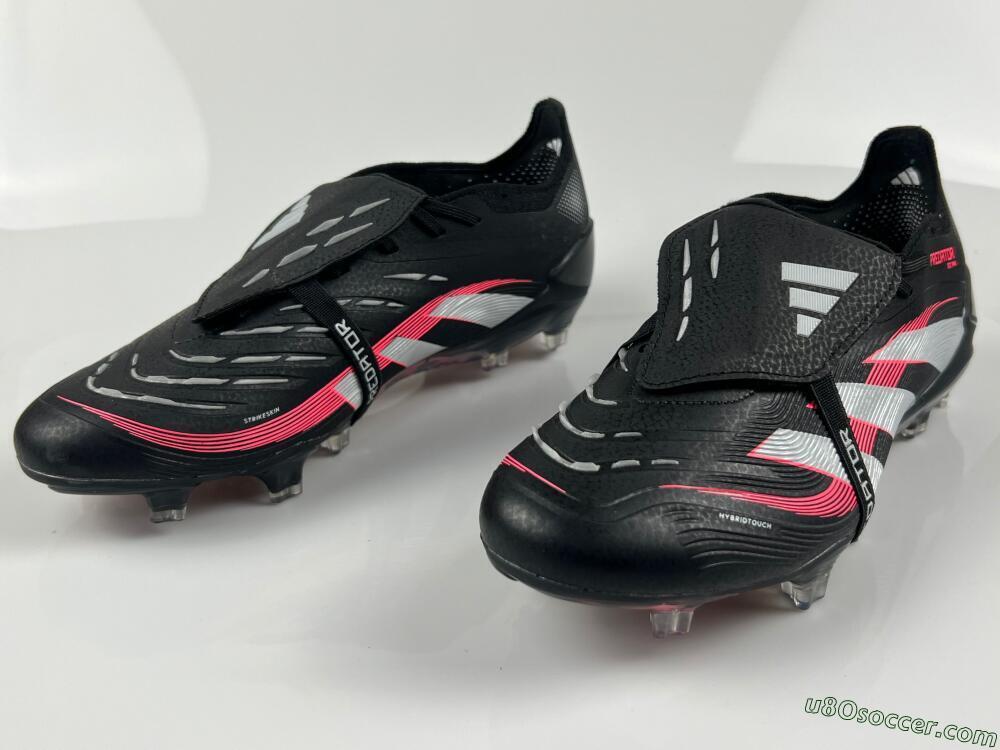 Adidas Predator Elite Foldover Tongue FG Firm Ground Soccer Cleats - Black/White/Red