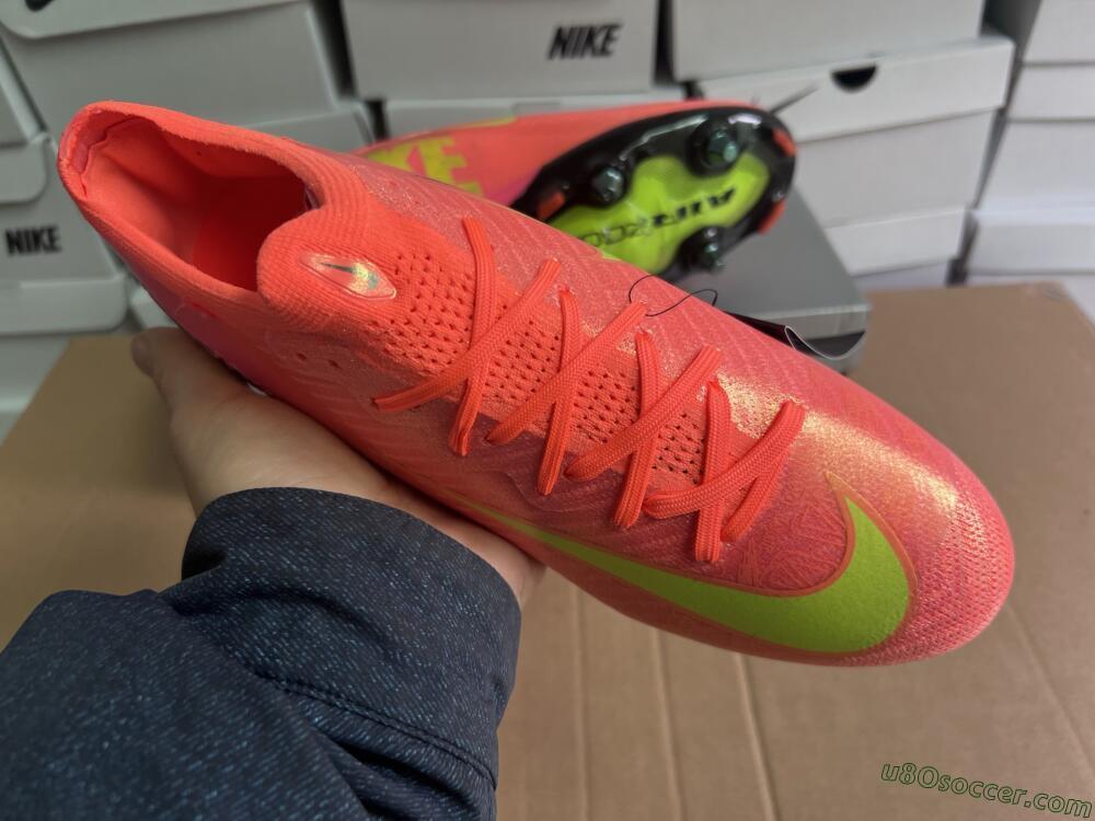 Nike Air Zoom Mercurial Vapor 16 Elite SG Soft Ground Soccer Cleats - Red/Yellow/Black