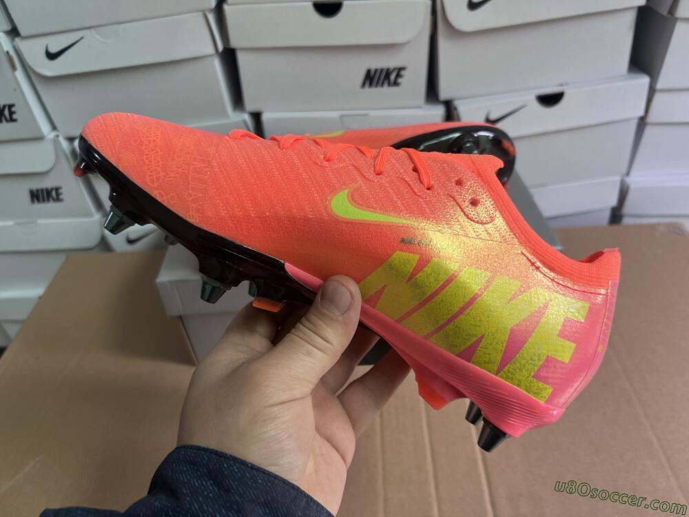 Nike Air Zoom Mercurial Vapor 16 Elite SG Soft Ground Soccer Cleats - Red/Yellow/Black