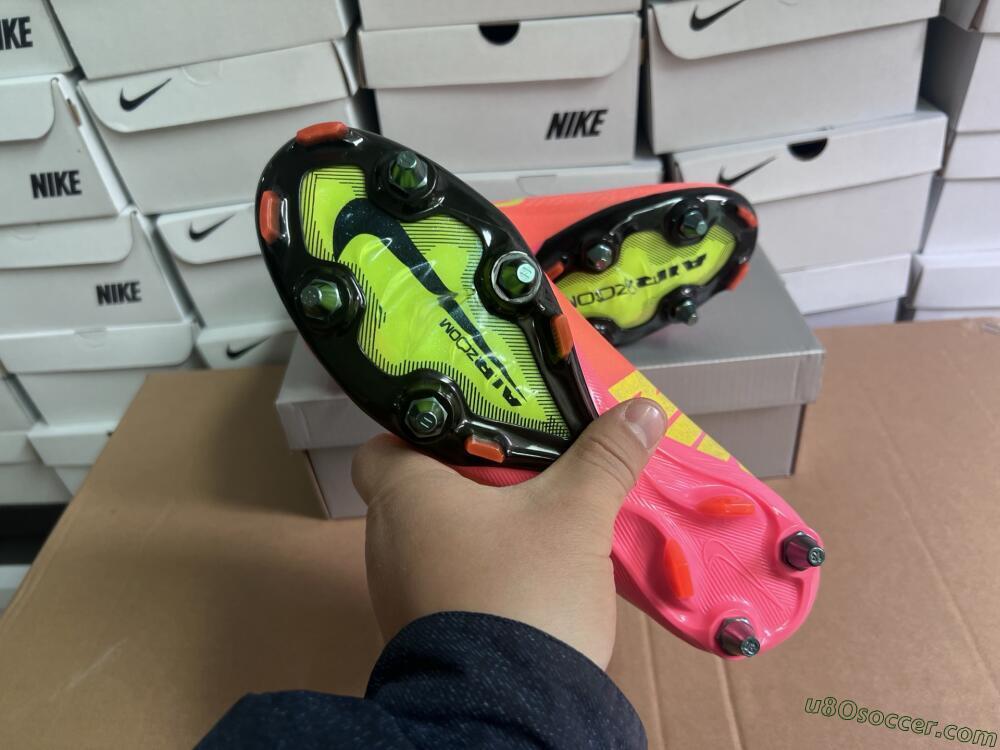 Nike Air Zoom Mercurial Vapor 16 Elite SG Soft Ground Soccer Cleats - Red/Yellow/Black
