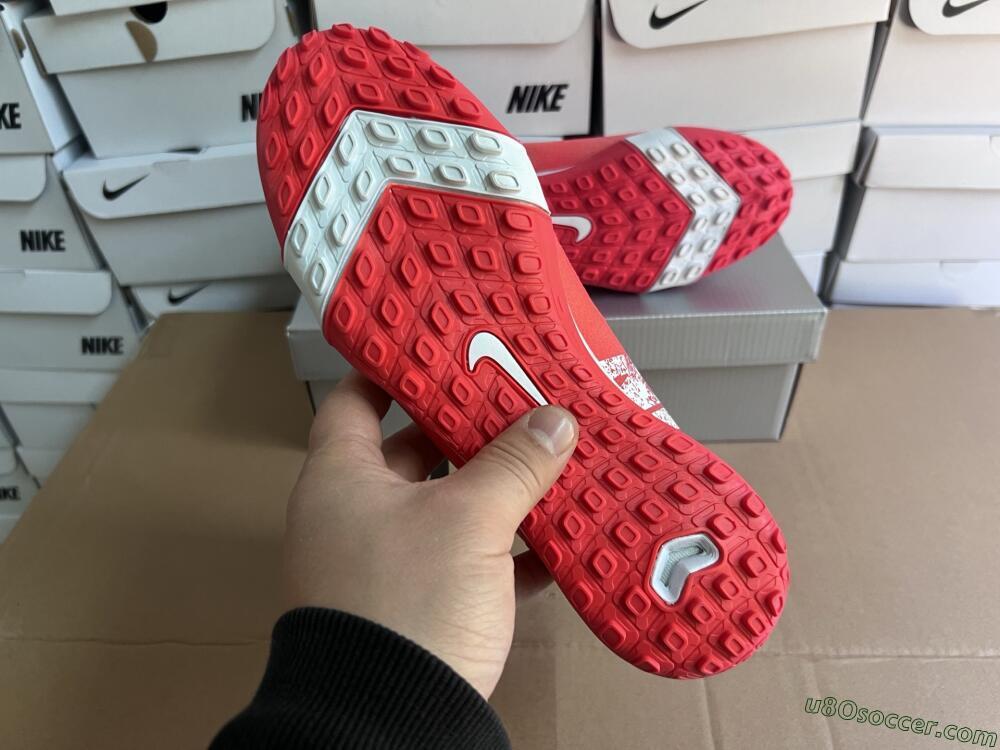 Nike Air Zoom Mercurial Vapor 16 Elite TF Artificial Turf Soccer Shoes - Red/White