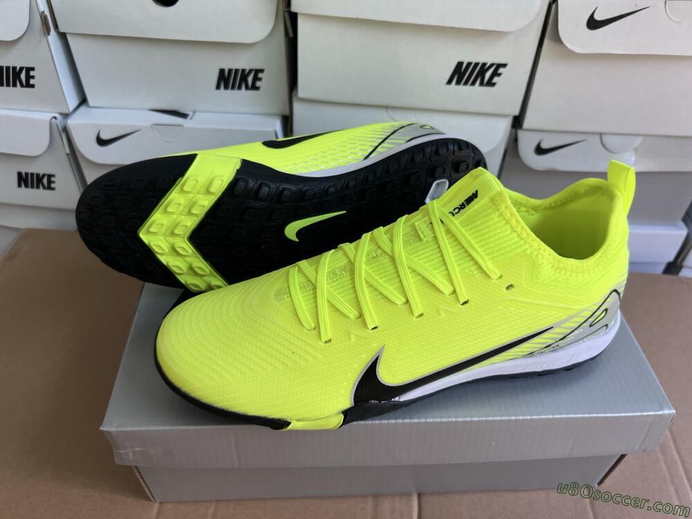 Nike Air Zoom Mercurial Vapor 16 Elite TF Artificial Turf Soccer Shoes - Yellow/Black/Silver