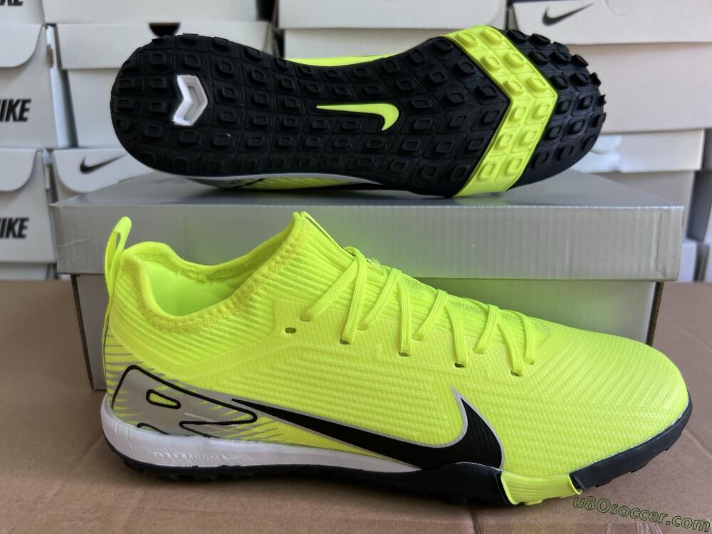 Nike Air Zoom Mercurial Vapor 16 Elite TF Artificial Turf Soccer Shoes - Yellow/Black/Silver