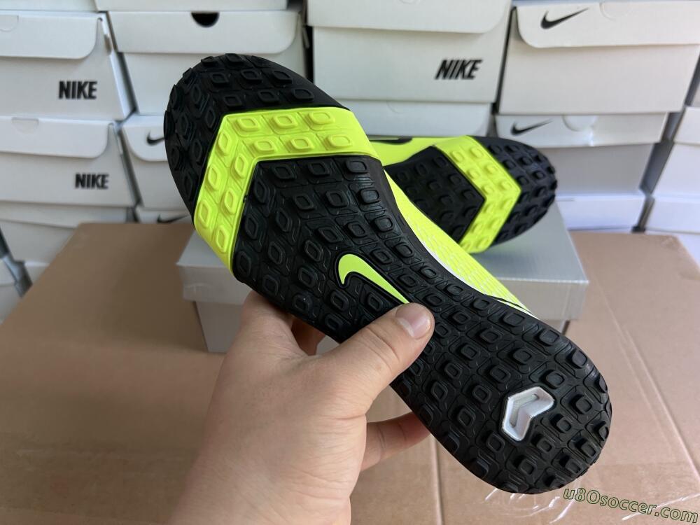 Nike Air Zoom Mercurial Vapor 16 Elite TF Artificial Turf Soccer Shoes - Yellow/Black/Silver