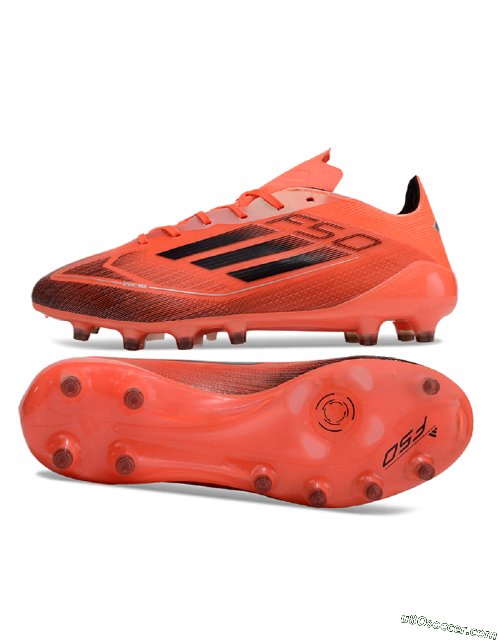 Adidas F50 Elite AG Artificial Grass Soccer Cleats - Red/Black 0