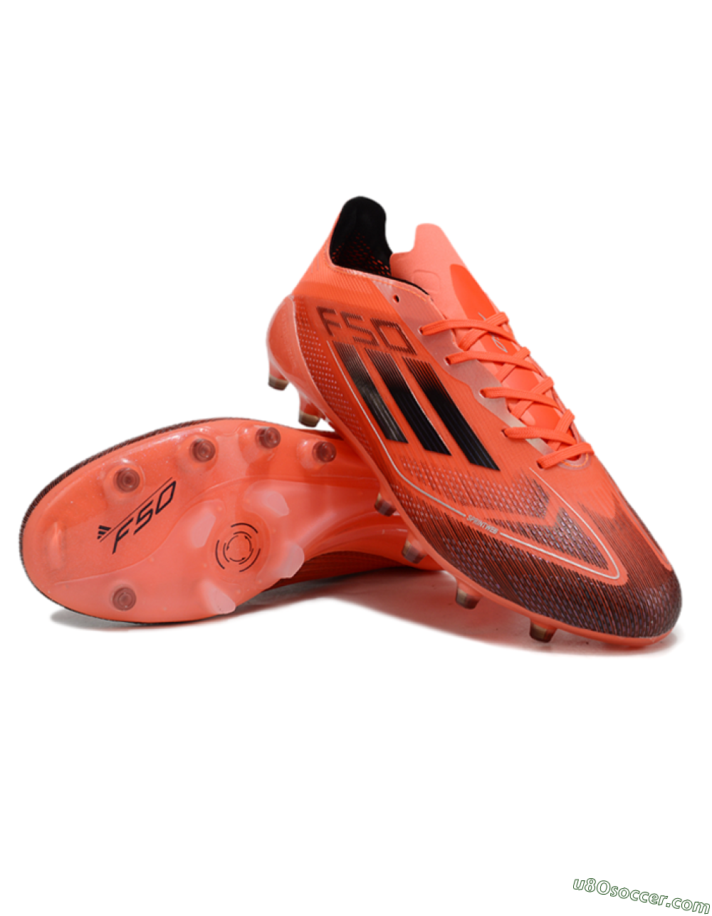 Adidas F50 Elite AG Artificial Grass Soccer Cleats - Red/Black 3
