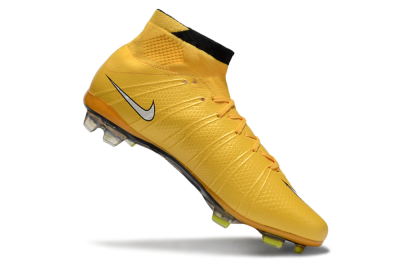 Nike Mercurial Superfly 4 CR7 FG Firm Ground Soccer Cleats - Yellow/White/Black