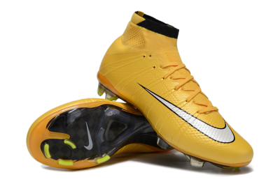 Nike Mercurial Superfly 4 CR7 FG Firm Ground Soccer Cleats - Yellow/White/Black