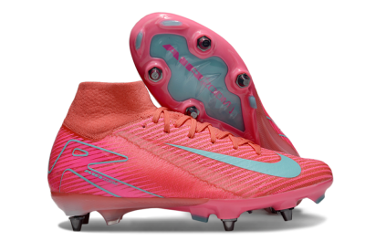 Nike Air Zoom Mercurial Superfly 10 Elite SG Soft Ground Soccer Cleats - Pink/Jade