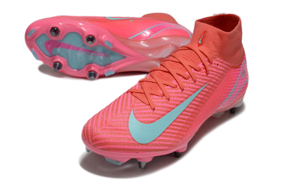 Nike Air Zoom Mercurial Superfly 10 Elite SG Soft Ground Soccer Cleats - Pink/Jade
