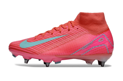 Nike Air Zoom Mercurial Superfly 10 Elite SG Soft Ground Soccer Cleats - Pink/Jade