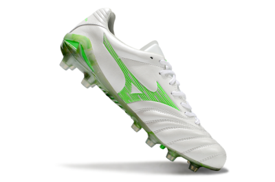 Mizuno Morelia Neo 4 Bate FG Firm Ground Soccer Cleats - White/Yellow