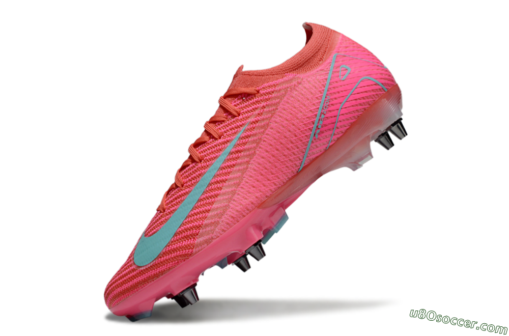 Nike Air Zoom Mercurial Vapor 16 Elite SG Soft Ground Soccer Cleats - Red/Jade/Pink 5