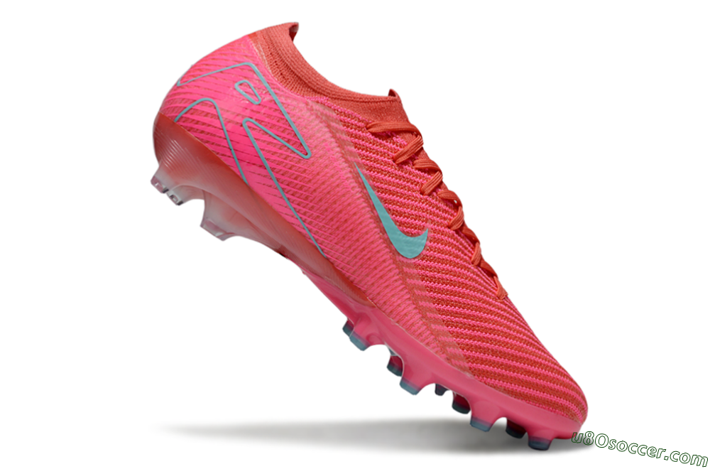 Nike Air Zoom Mercurial Vapor 16 Elite AG Artificial Grass Soccer Cleats - Pink/Jade 4
