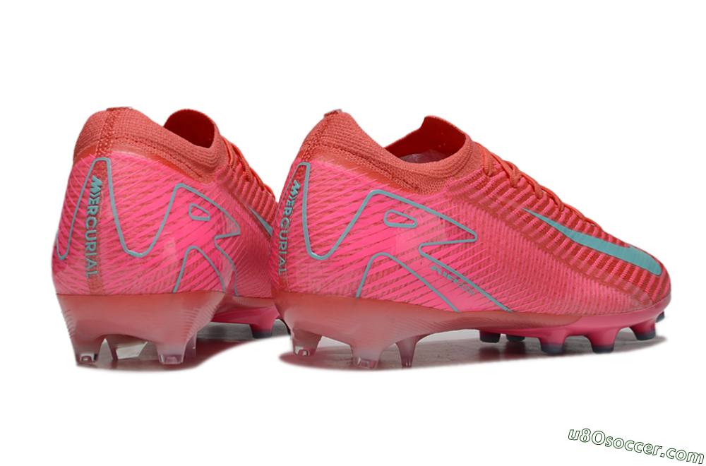 Nike Air Zoom Mercurial Vapor 16 Elite AG Artificial Grass Soccer Cleats - Pink/Jade 6