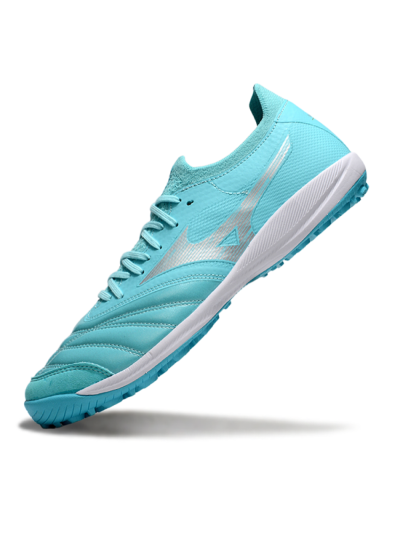 Mizuno Morelia Neo Sala TF Artificial Turf Soccer Shoes - Jade/Silver/White