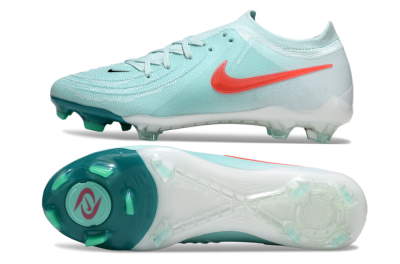 Nike Phantom Luna Elite FG Firm Ground Soccer Cleats - Jade/Red/White