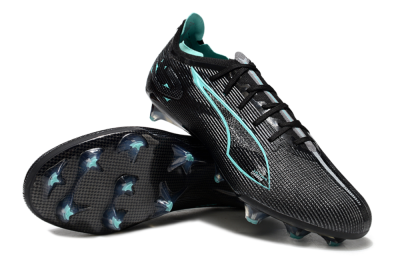 Puma Ultra 5 Ultimate FG Firm Ground Soccer Cleats - Black/Jade
