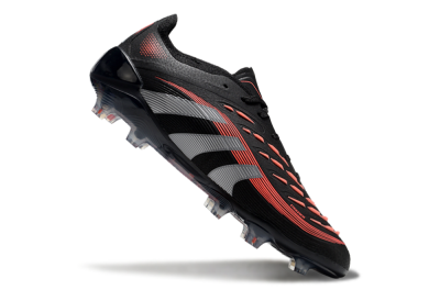Adidas Predator Elite 25 FG Firm Ground Soccer Cleats - Black/Red/Grey