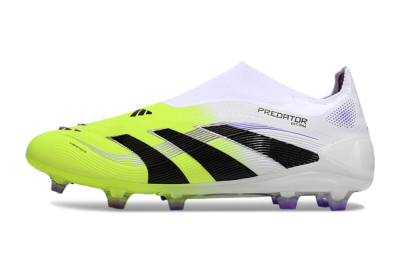 Adidas Predator Elite 25 Laceless FG Firm Ground Soccer Cleats - Yellow/Black/White