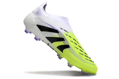Adidas Predator Elite 25 Laceless FG Firm Ground Soccer Cleats - Yellow/Black/White