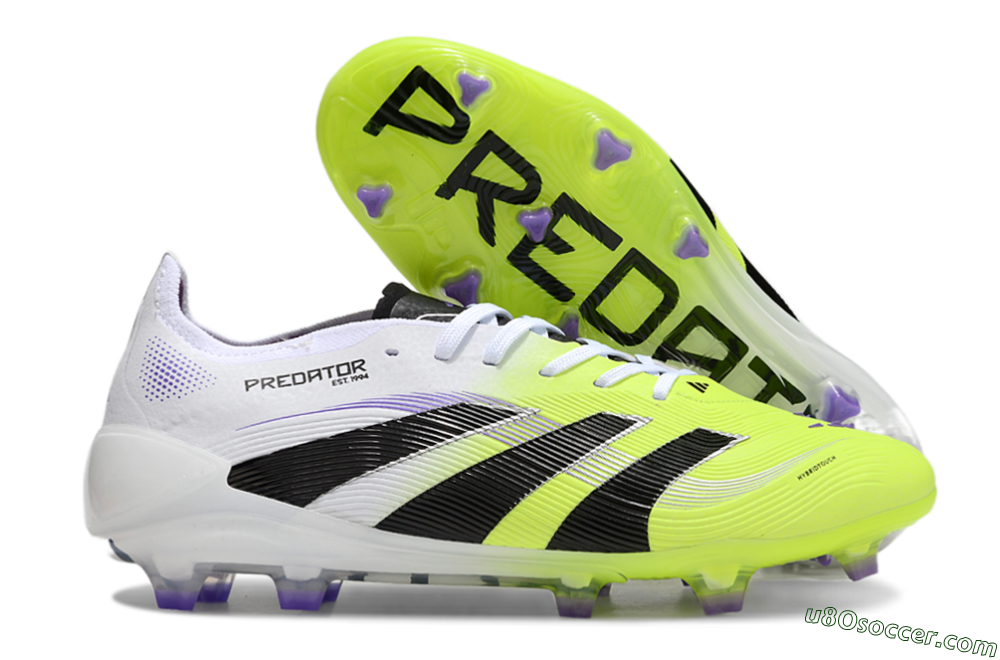 Adidas Predator Elite 25 FG Firm Ground Soccer Cleats - Yellow/Black/White 1