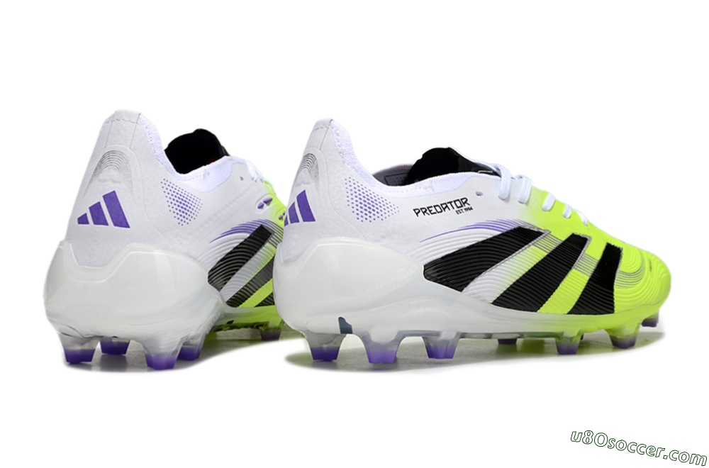 Adidas Predator Elite 25 FG Firm Ground Soccer Cleats - Yellow/Black/White 6