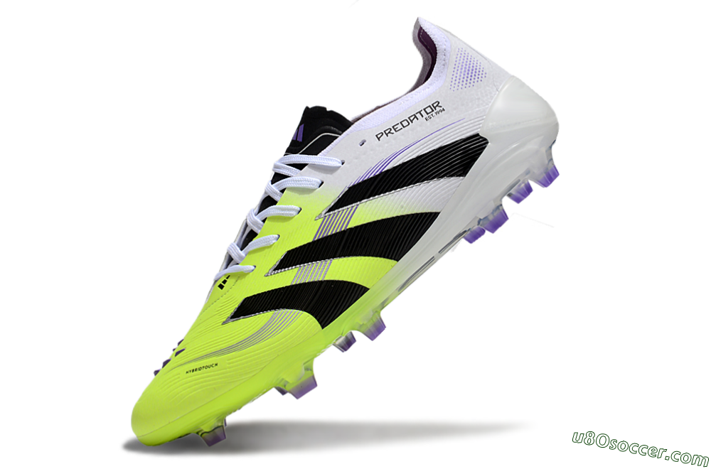 Adidas Predator Elite 25 FG Firm Ground Soccer Cleats - Yellow/Black/White 5