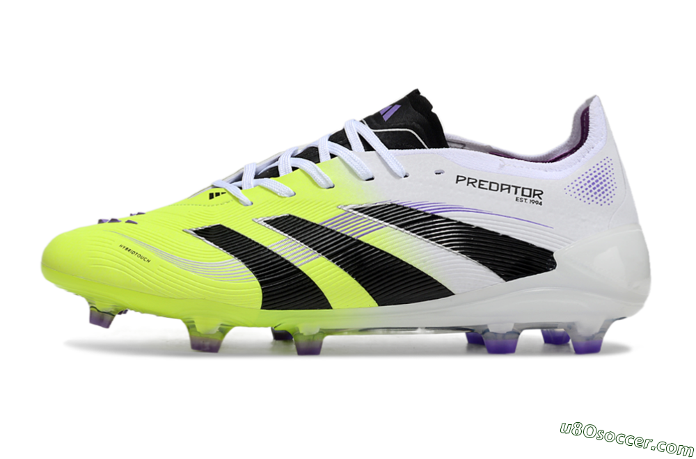 Adidas Predator Elite 25 FG Firm Ground Soccer Cleats - Yellow/Black/White 2