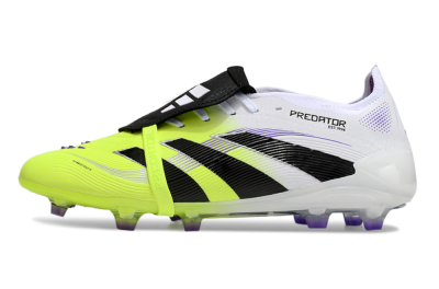 Adidas Predator Elite 25 Foldover Tongue FG Firm Ground Soccer Cleats - Yellow/Black/White