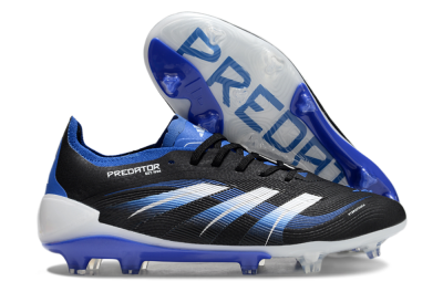 Adidas Predator Elite 25 FG Firm Ground Soccer Cleats - Black/Blue/White