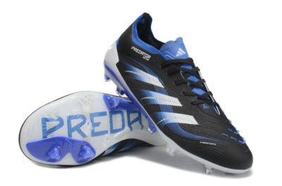 Adidas Predator Elite 25 FG Firm Ground Soccer Cleats - Black/Blue/White
