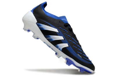 Adidas Predator Elite 25 FG Firm Ground Soccer Cleats - Black/Blue/White