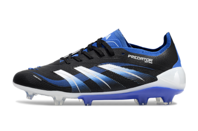 Adidas Predator Elite 25 FG Firm Ground Soccer Cleats - Black/Blue/White