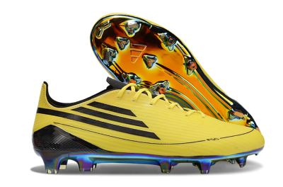 Adidas F50 Elite FG Firm Ground Soccer Cleats - Yellow/Black/Gold