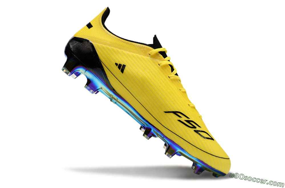 Adidas F50 Elite FG Firm Ground Soccer Cleats - Yellow/Black/Gold 4