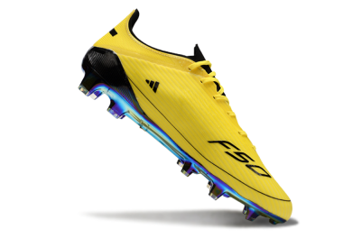 Adidas F50 Elite FG Firm Ground Soccer Cleats - Yellow/Black/Gold