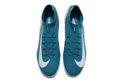 Nike Air Zoom Mercurial Superfly 10 Elite TF Artificial Turf Soccer Shoes - Blue/White