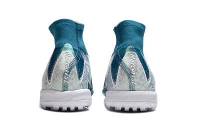 Nike Air Zoom Mercurial Superfly 10 Elite TF Artificial Turf Soccer Shoes - Blue/White
