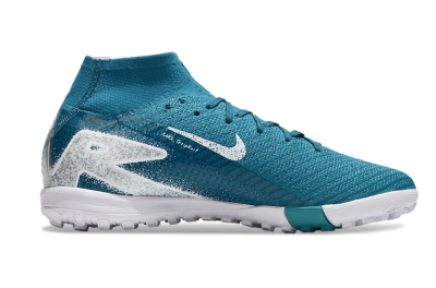 Nike Air Zoom Mercurial Superfly 10 Elite TF Artificial Turf Soccer Shoes - Blue/White