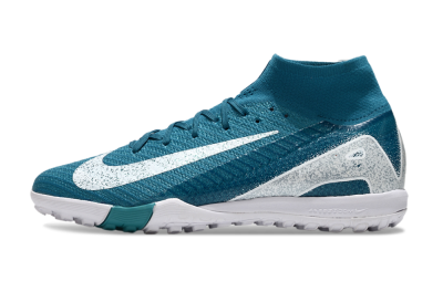 Nike Air Zoom Mercurial Superfly 10 Elite TF Artificial Turf Soccer Shoes - Blue/White