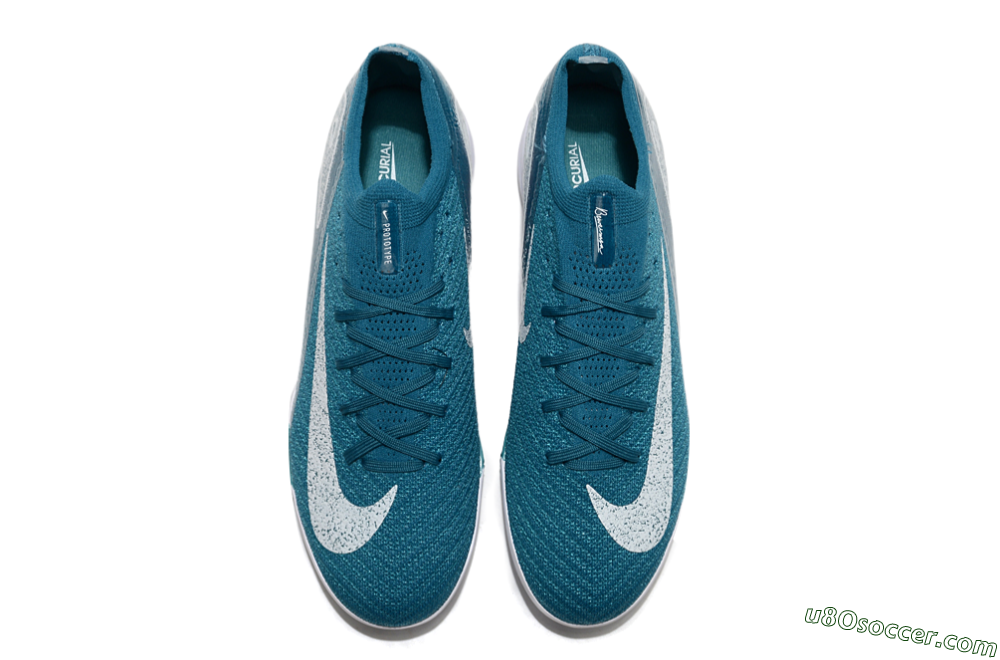 Nike Air Zoom Mercurial Vapor 16 Elite TF Artificial Turf Soccer Shoes - Blue/White 4