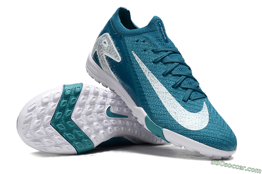 Nike Air Zoom Mercurial Vapor 16 Elite TF Artificial Turf Soccer Shoes - Blue/White 3