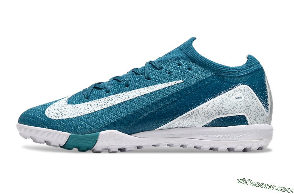 Nike Air Zoom Mercurial Vapor 16 Elite TF Artificial Turf Soccer Shoes - Blue/White 2