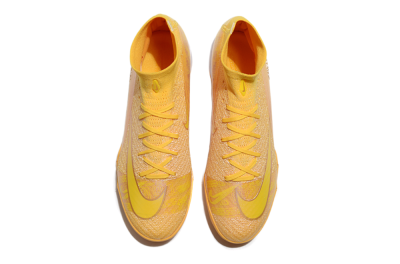 Nike Air Zoom Mercurial Superfly 10 Elite TF Artificial Turf Soccer Shoes - Yellow/White