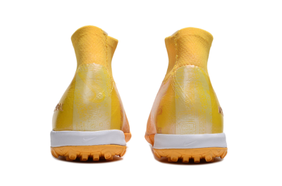 Nike Air Zoom Mercurial Superfly 10 Elite TF Artificial Turf Soccer Shoes - Yellow/White