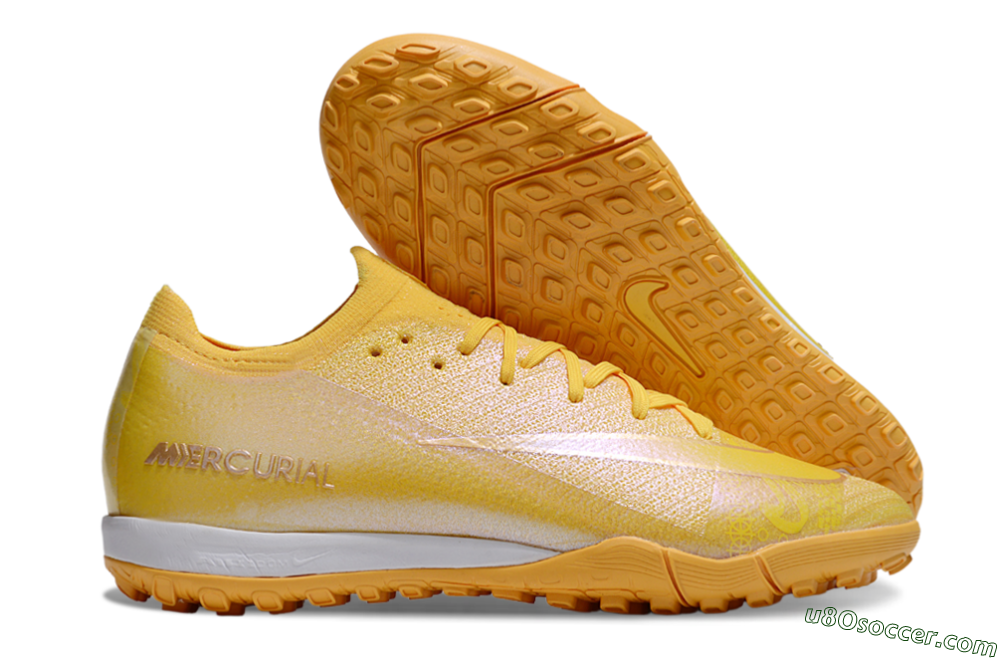 Nike Air Zoom Mercurial Vapor 16 Elite TF Artificial Turf Soccer Shoes - Yellow/White 1