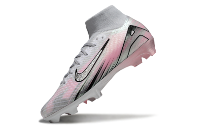 Nike Air Zoom Mercurial Superfly 10 Elite FG Firm Ground Soccer Cleats - Silver/Pink/Black