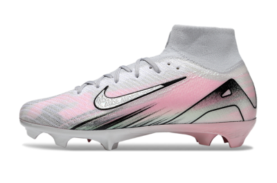 Nike Air Zoom Mercurial Superfly 10 Elite FG Firm Ground Soccer Cleats - Silver/Pink/Black